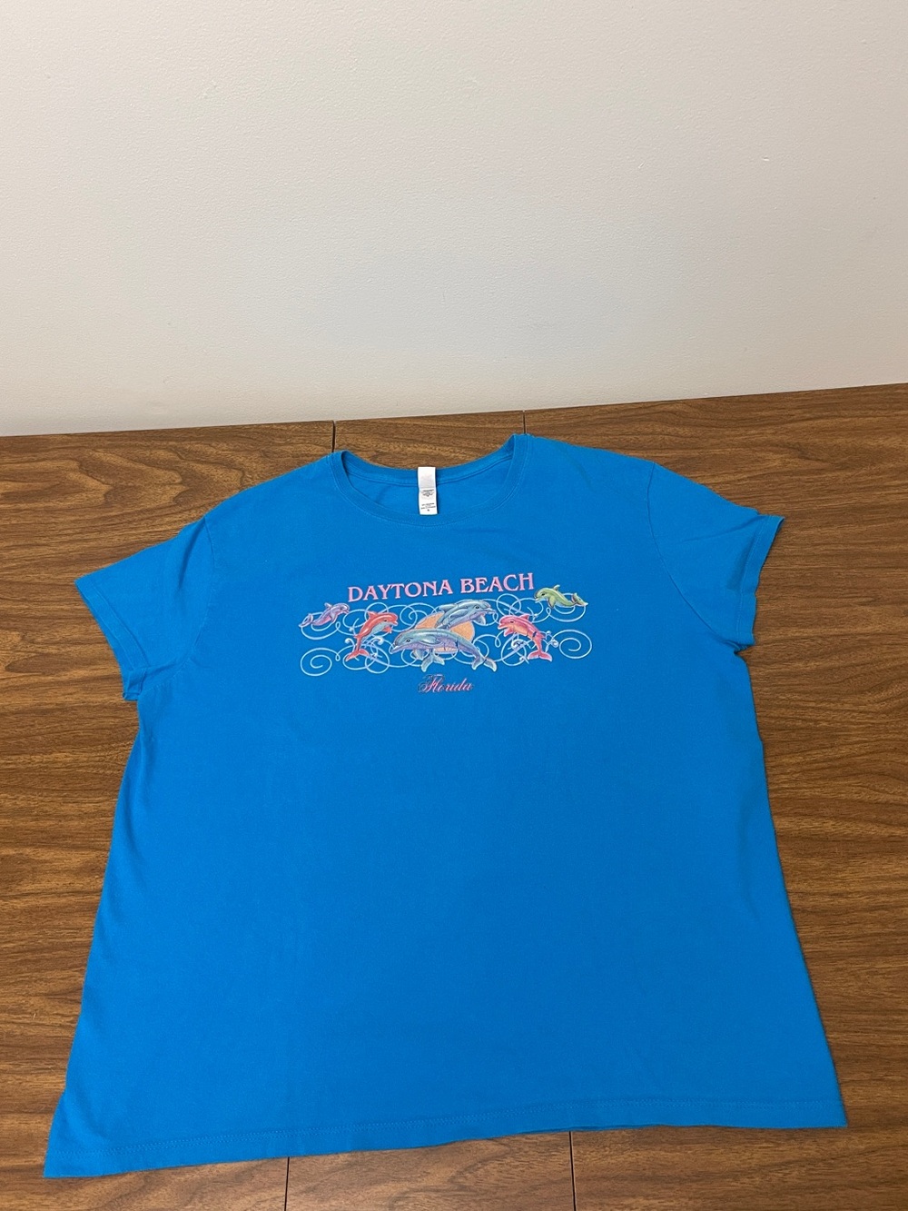 Vintage Hanes Daytona Beach Florida Dolphin Graphic T-Shirt